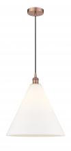 Innovations Lighting 616-1P-AC-GBC-161 - Berkshire - 1 Light - 16 inch - Antique Copper - Cord hung - Pendant