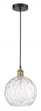 Innovations Lighting 616-1P-BAB-G1215-10 - Athens Water Glass - 1 Light - 10 inch - Black Antique Brass - Cord hung - Mini Pendant