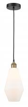 Innovations Lighting 616-1P-BAB-G651-7 - Cindyrella - 1 Light - 7 inch - Black Antique Brass - Cord hung - Mini Pendant