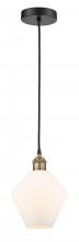 Innovations Lighting 616-1P-BAB-G651-8 - Cindyrella - 1 Light - 8 inch - Black Antique Brass - Cord hung - Mini Pendant