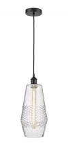 Innovations Lighting 616-1P-BK-G684-7 - Windham - 1 Light - 7 inch - Matte Black - Cord hung - Mini Pendant