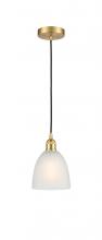 Innovations Lighting 616-1P-SG-G381-LED - Castile - 1 Light - 6 inch - Satin Gold - Cord hung - Mini Pendant