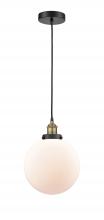 Innovations Lighting 616-1PH-BAB-G201-10 - Beacon - 1 Light - 10 inch - Black Antique Brass - Cord hung - Mini Pendant
