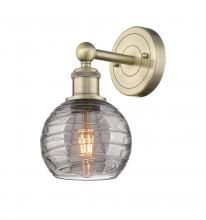 Innovations Lighting 616-1W-AB-G1213-6SM - Athens Deco Swirl - 1 Light - 6 inch - Antique Brass - Sconce
