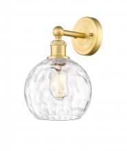 Innovations Lighting 616-1W-SG-G1215-8 - Athens Water Glass - 1 Light - 8 inch - Satin Gold - Sconce