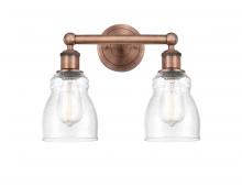 Innovations Lighting 616-2W-AC-G394 - Ellery - 2 Light - 14 inch - Antique Copper - Bath Vanity Light