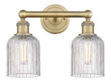 Innovations Lighting 616-2W-BB-G559-5CL - Bridal Veil - 2 Light - 14 inch - Brushed Brass - Bath Vanity Light