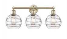 Innovations Lighting 616-3W-AB-G556-8CL - Rochester - 3 Light - 26 inch - Antique Brass - Bath Vanity Light