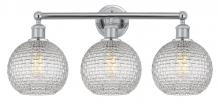 Innovations Lighting 616-3W-PC-G122C-8CL - Athens - 3 Light - 26 inch - Polished Chrome - Bath Vanity Light