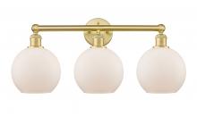 Innovations Lighting 616-3W-SG-G121-8 - Athens - 3 Light - 26 inch - Satin Gold - Bath Vanity Light