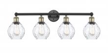 Innovations Lighting 616-4W-BAB-G362 - Waverly - 4 Light - 33 inch - Black Antique Brass - Bath Vanity Light