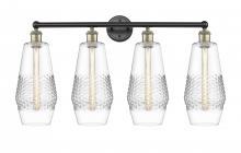 Innovations Lighting 616-4W-BAB-G682-7 - Windham - 4 Light - 34 inch - Black Antique Brass - Bath Vanity Light
