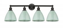 Innovations Lighting 616-4W-OB-MBD-75-SF - Plymouth - 4 Light - 35 inch - Oil Rubbed Bronze - Bath Vanity Light