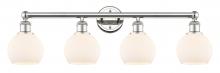 Innovations Lighting 616-4W-PN-G121-6 - Athens - 4 Light - 33 inch - Polished Nickel - Bath Vanity Light