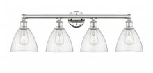 Innovations Lighting 616-4W-PN-GBD-754 - Bristol - 4 Light - 35 inch - Polished Nickel - Bath Vanity Light