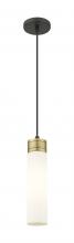 Innovations Lighting 617-1P-BAB-G617-11WH - Boreas - 1 Light - 3 inch - Black Antique Brass - Cord Hung - Mini Pendant