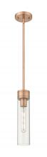 Innovations Lighting 617-1S-AC-G617-11CL - Boreas - 1 Light - 3 inch - Antique Copper - Stem Hung - Mini Pendant