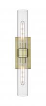 Innovations Lighting 617-2W-AB-G617-11CL - Boreas - 2 Light - 24 inch - Antique Brass - Bath Vanity Light