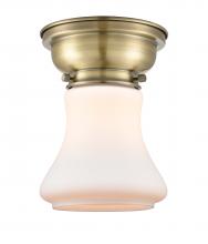 Innovations Lighting 623-1F-AB-G191-LED - Bellmont - 1 Light - 6 inch - Antique Brass - Flush Mount