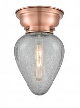 Innovations Lighting 623-1F-AC-G165-LED - Geneseo - 1 Light - 7 inch - Antique Copper - Flush Mount