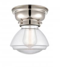 Innovations Lighting 623-1F-PN-G322 - Olean - 1 Light - 7 inch - Polished Nickel - Flush Mount