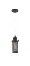 Innovations Lighting 900-1P-OB-CE219-OB-LED - Quincy Hall - 1 Light - 5 inch - Oil Rubbed Bronze - Cord hung - Mini Pendant