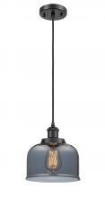 Innovations Lighting 916-1P-BK-G73-LED - Bell - 1 Light - 8 inch - Matte Black - Cord hung - Mini Pendant
