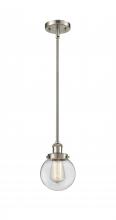 Innovations Lighting 916-1S-SN-G202-6 - Beacon - 1 Light - 6 inch - Brushed Satin Nickel - Mini Pendant