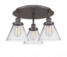 Innovations Lighting 916-3C-OB-G42 - Cone - 3 Light - 20 inch - Oil Rubbed Bronze - Flush Mount