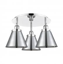 Innovations Lighting 916-3C-PC-M13-PC - Appalachian - 3 Light - 20 inch - Polished Chrome - Flush Mount