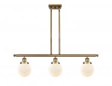 Innovations Lighting 916-3I-BB-G201-6 - Beacon - 3 Light - 36 inch - Brushed Brass - Stem Hung - Island Light