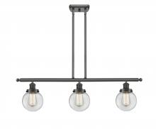 Innovations Lighting 916-3I-OB-G202-6-LED - Beacon - 3 Light - 36 inch - Oil Rubbed Bronze - Stem Hung - Island Light