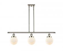 Innovations Lighting 916-3I-PN-G201-6 - Beacon - 3 Light - 36 inch - Polished Nickel - Stem Hung - Island Light