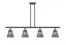 Innovations Lighting 916-4I-BAB-G63 - Cone - 4 Light - 48 inch - Black Antique Brass - Stem Hung - Island Light