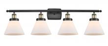 Innovations Lighting 916-4W-BAB-G41-LED - Cone - 4 Light - 38 inch - Black Antique Brass - Bath Vanity Light