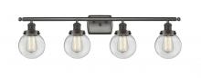 Innovations Lighting 916-4W-OB-G202-6 - Beacon - 4 Light - 36 inch - Oil Rubbed Bronze - Bath Vanity Light