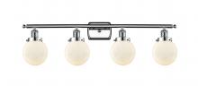 Innovations Lighting 916-4W-PC-G201-6 - Beacon - 4 Light - 36 inch - Polished Chrome - Bath Vanity Light