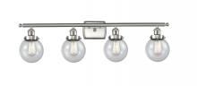 Innovations Lighting 916-4W-SN-G204-6-LED - Beacon - 4 Light - 36 inch - Brushed Satin Nickel - Bath Vanity Light