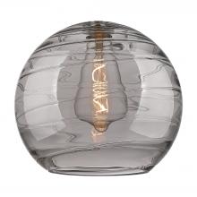 Innovations Lighting G1213-12SM - Deco Swirl 12" Light Smoke Glass