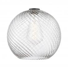 Innovations Lighting G1214-12 - Extra Large Twisted Swirl Clear Glass