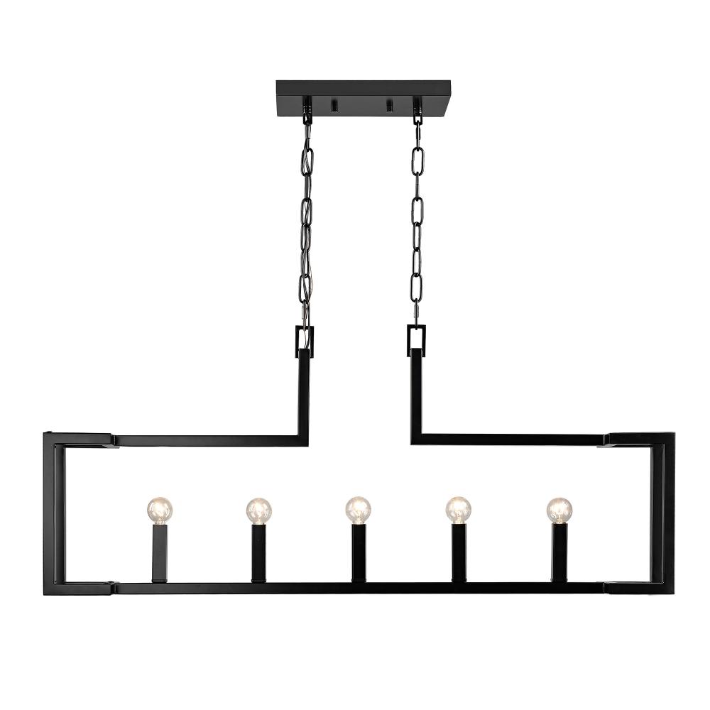 Kinsington Linear Pendant in Matte Black