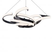 Modern Forms US Online PD-22452-BK - Woven Chandelier Light