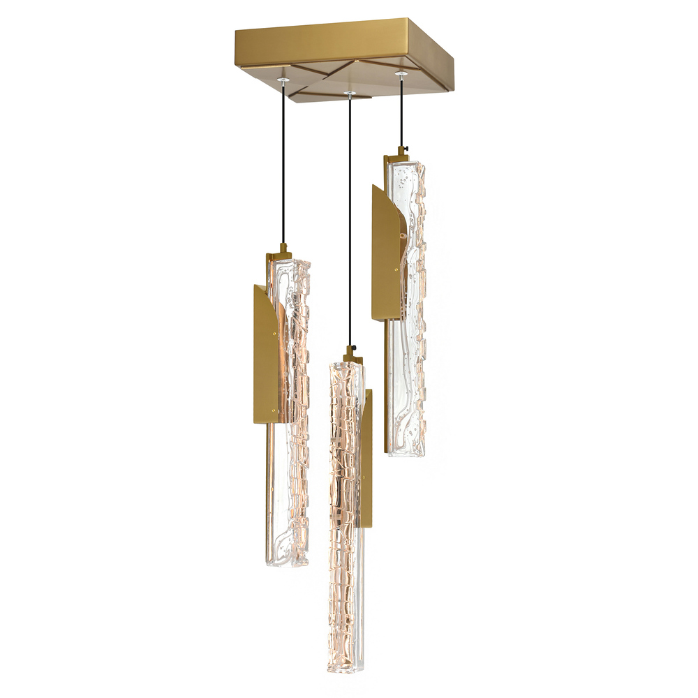 Valira Integrated LED Brass Mini Pendant