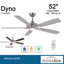 Minka-Aire F1000-BN/SL - Dyno - LED 52" Ceiling Fan