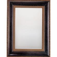 Capital M302013 - CRACKLED BROWN WITH BEVELED MIRROR