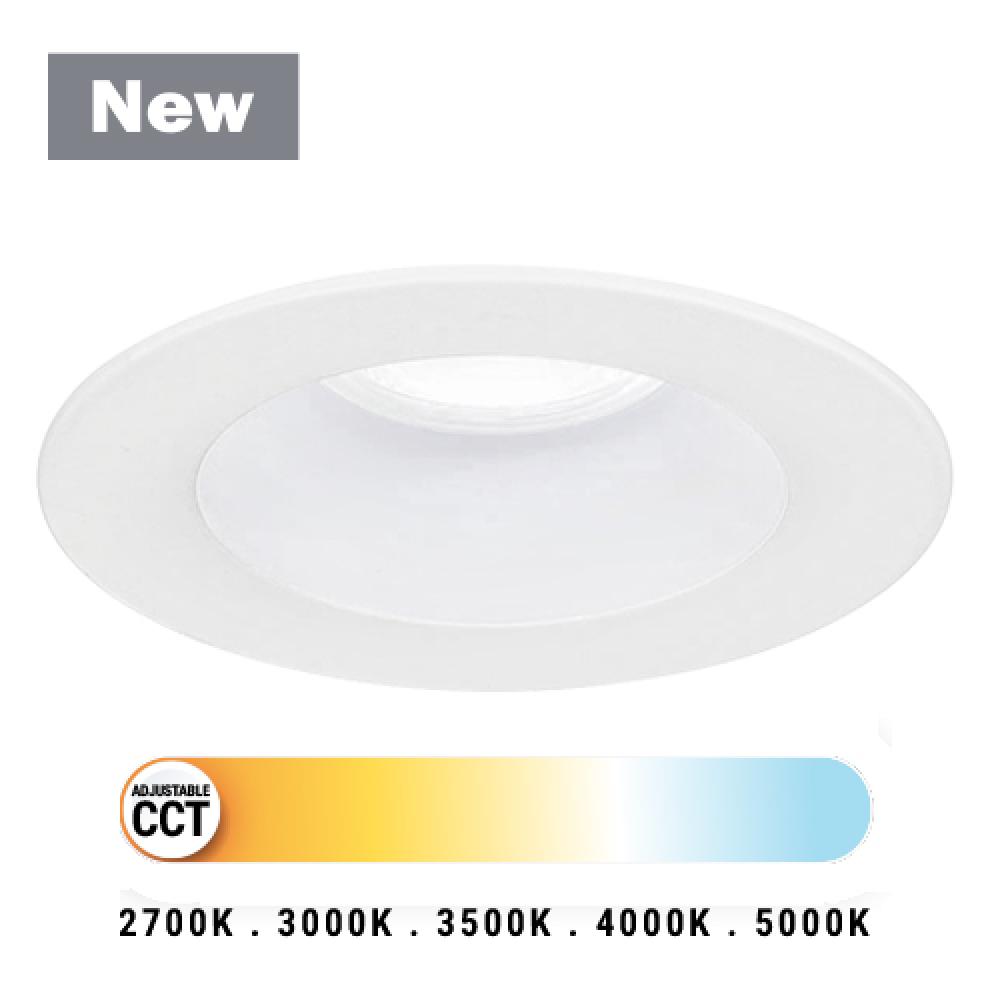 2 Inch High Output Round Fixed Downlight in White