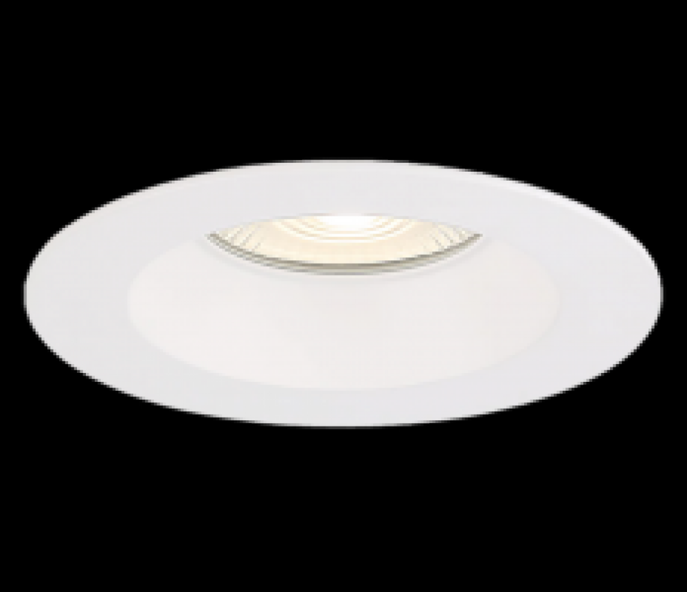 6 Inch Round Fixed Downlight in White