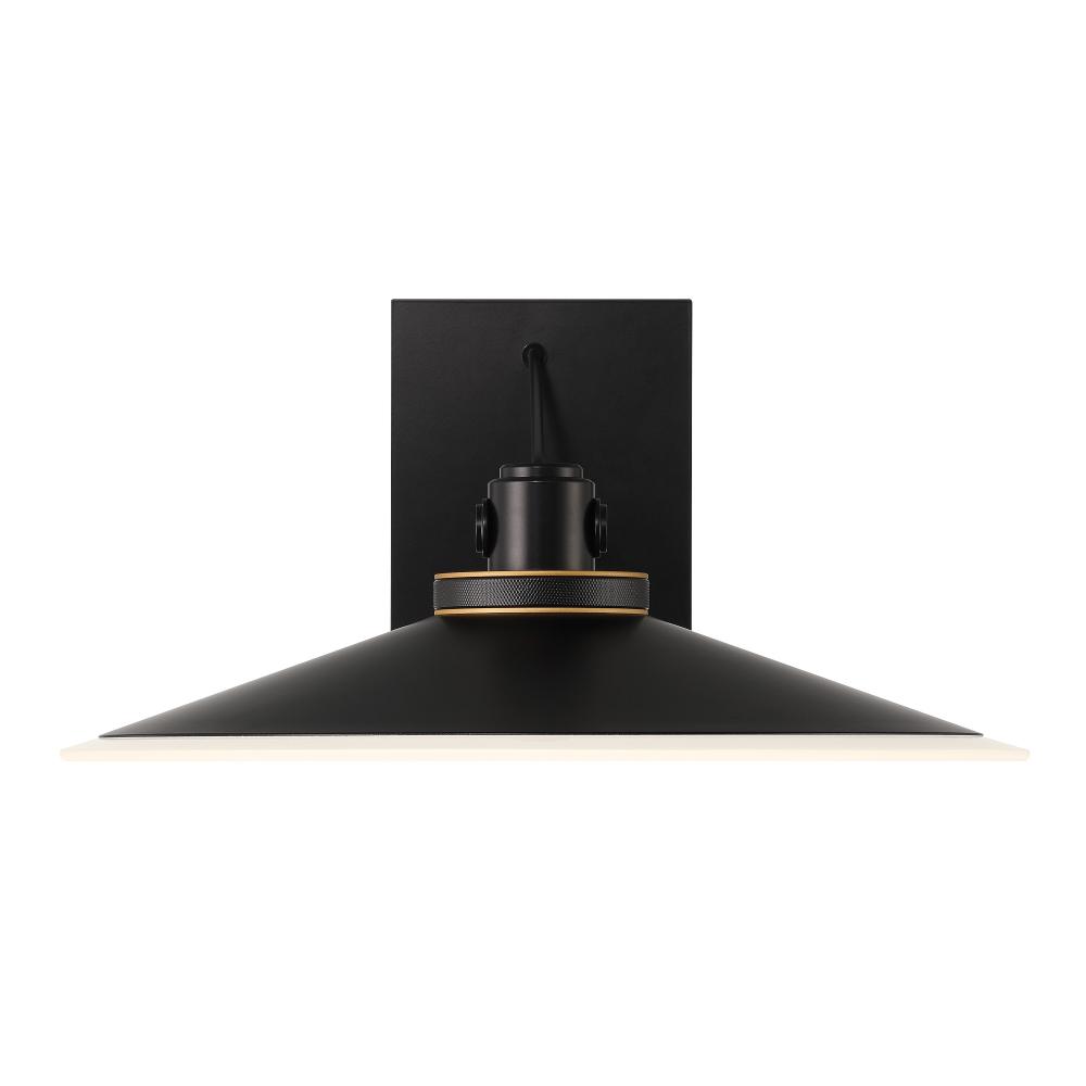 Deckard 16" LED Sconce In Gold and Black