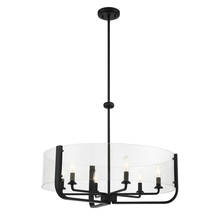 Eurofase 38155-031 - Campisi, 6LT Chandelier, Black