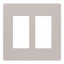 Lutron Electronics SC-2-TP - SATIN COLOR 2-GANG WALLPLATE TAUPE